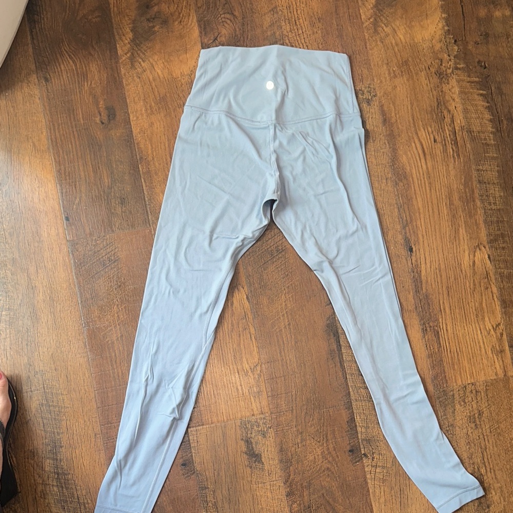 Lululemon Light Blue High-Waisted Leggings